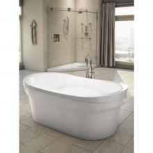 Neptune 15.14328.000010.23 - Freestanding REVELATION Bathtub 36x72, Activ-Air, Ice gray