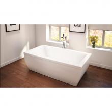 Neptune 15.14729.000031.23 - Freestanding SAPHYR Bathtub 38x72, Whirlpool/Activ-Air, Ice gray