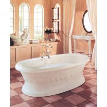 Neptune 15.15229.000020.23 - Freestanding ULYSSE Bathtub 38x72, Mass-Air, Ice gray