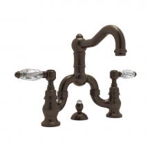 Rohl A1419LCTCB-2 - Acqui® Bridge Lavatory Faucet