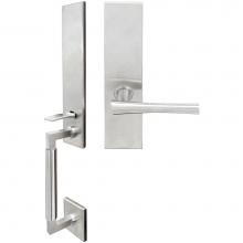 Inox NY214MTEDP-32D-RH - NY Handleset MT Mortise Champagne Full Dummy 32D RH