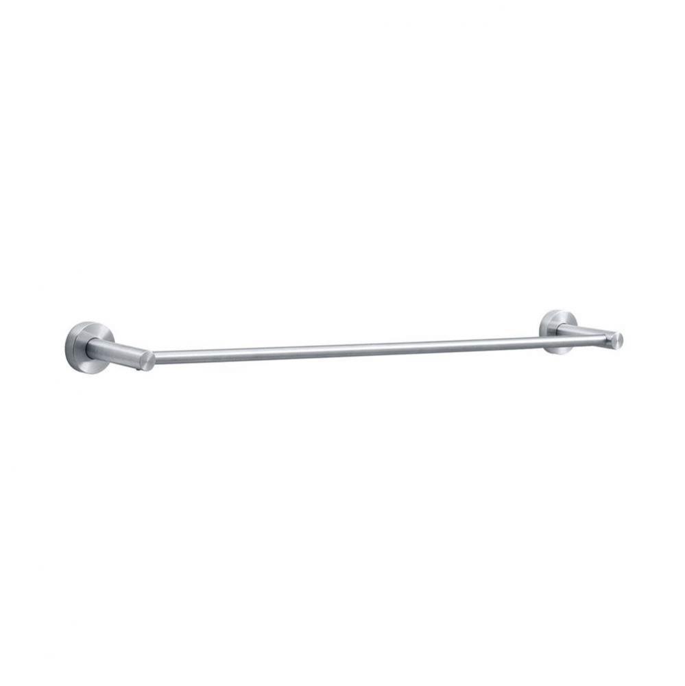 Surface-Mounted Towel Bar, 24'' Length, Satin Finish