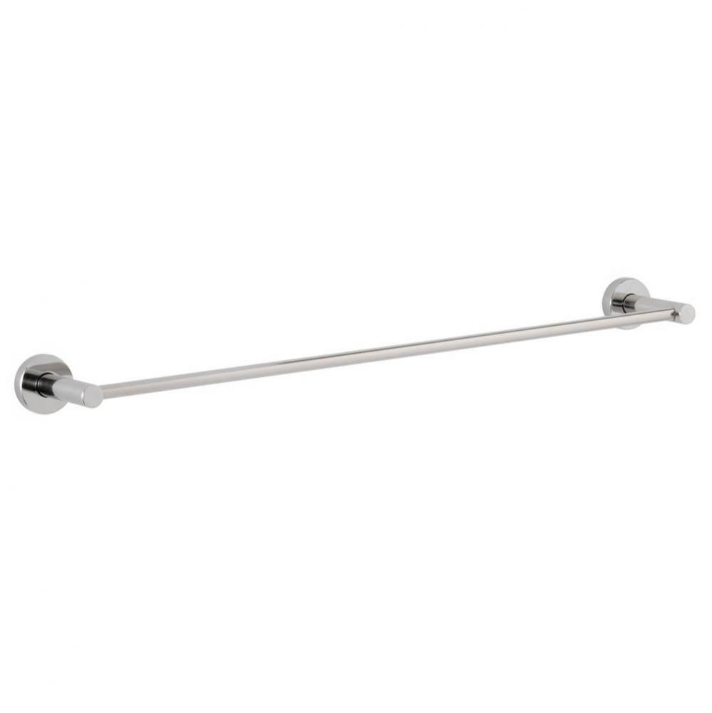 Surface-Mounted Towel Bar, 24'' Length, Bright Polished