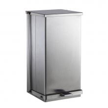 Bobrick 221216 - Waste Receptacle, Heavy-duty, Floor-Standing, Foot Operated, 12-gal.