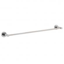 Bobrick 5456x24 - Surface-Mounted Towel Bar, 24'' Length, Bright Polished