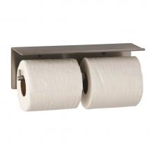 Bobrick 540 - Surface-Mounted Toilet Tissue Dispenser & Utility Shelf, Satin Finish