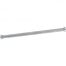 Bobrick 207x48 - 1'' Dia. Shower Curtain Rod, 48'' L., End Flanges, Concealed Mtg.