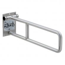 Bobrick 4998.99 - Swing-Up Grab Bar - Wall Mounted, Peened Grip