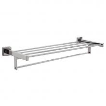 Bobrick 676x24 - Towel Shelf with Bar - 24'' Length, Surface-Mounted