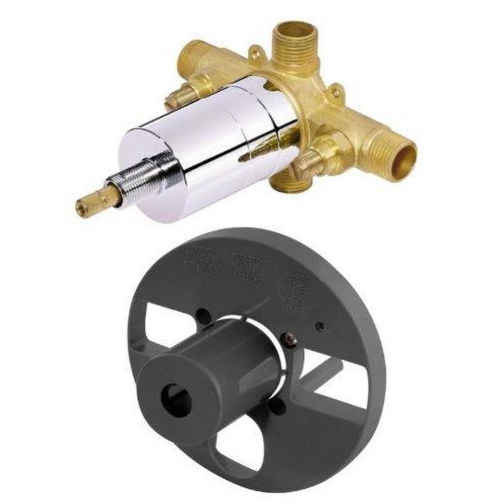 1H Tub & Shower Pressure Balance Washerless Valve w/ Stops 1/2'' Copper Sweat/IPS