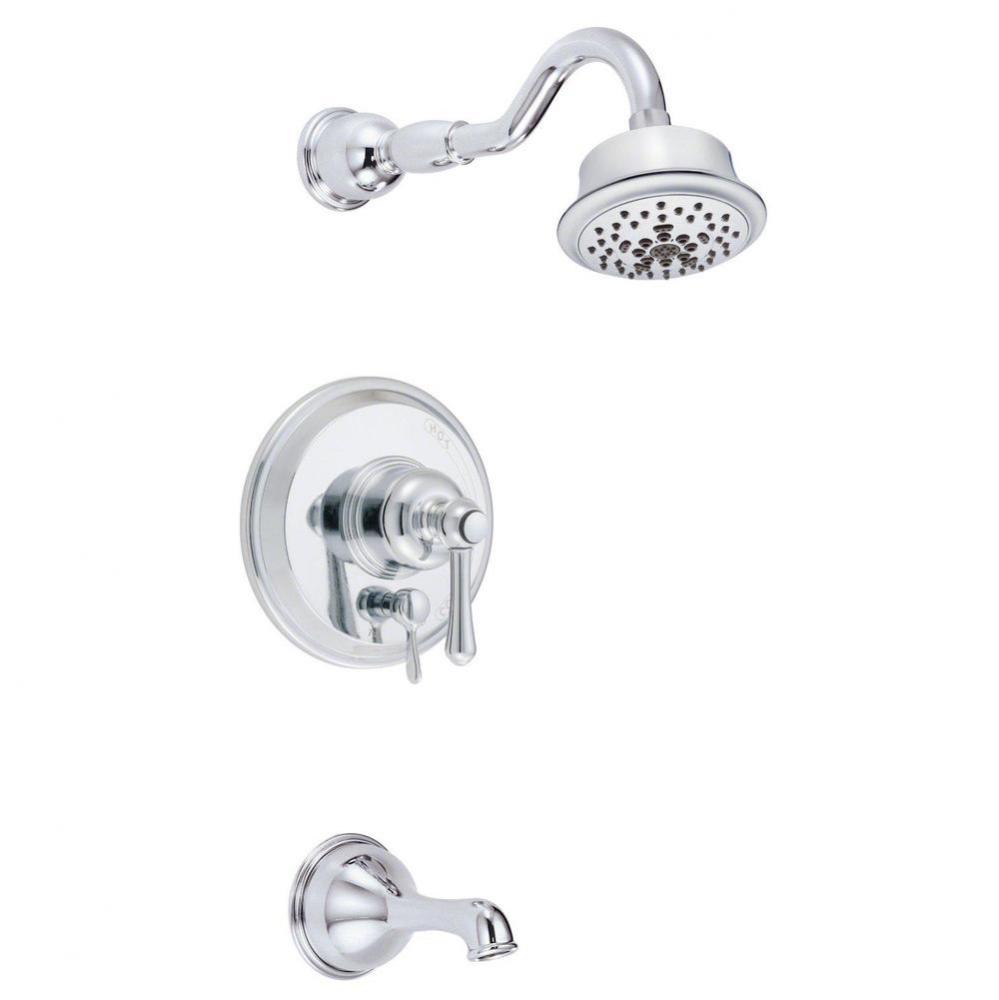 Opulence 1H Tub & Shower Trim Kit w/ Diverter on Valve & 5 Function Showerhead 2.0gpm