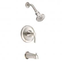 Danze D502022BNT - Antioch 1H Tub & Shower Trim Kit w/ Diverter on Spout 2.0gpm Brushed