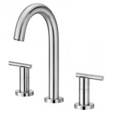 Danze D303658BN - Parma Trim Line 2H Mini-Widespread Lavatory Faucet w/ Metal Touch Down Drain 1.2gpm Brushed