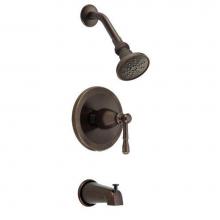 Danze D500015BRT - Eastham 1H Tub & Shower Trim Kit w/ Diverter on Spout 2.5gpm Tumbled