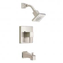 Danze D500033BNT - Reef 1H Tub & Shower Trim Kit w/ Diverter on Spout 2.5gpm Brushed