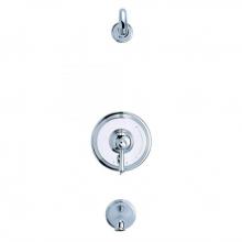 Danze D502157LSBRTC - Opulence 1H Tub and Shower Trim Kit and Treysta Cartridge w/ Diverter On Valve Less Showerhead