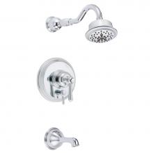 Danze D512157T - Opulence 1H Tub & Shower Trim Kit w/ Diverter on Valve & 5 Function Showerhead 2.0gpm