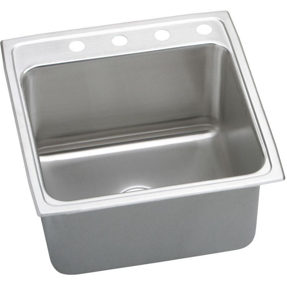 Lustertone Classic Stainless Steel 22'' x 22'' x 10-1/8'', Single Bo