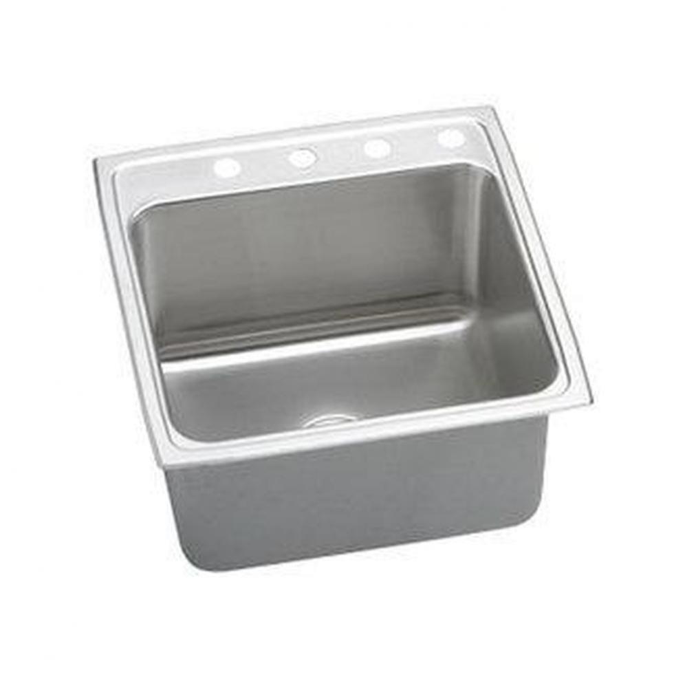 Lustertone Classic Stainless Steel 22'' x 22'' x 10-1/8'', Single Bo