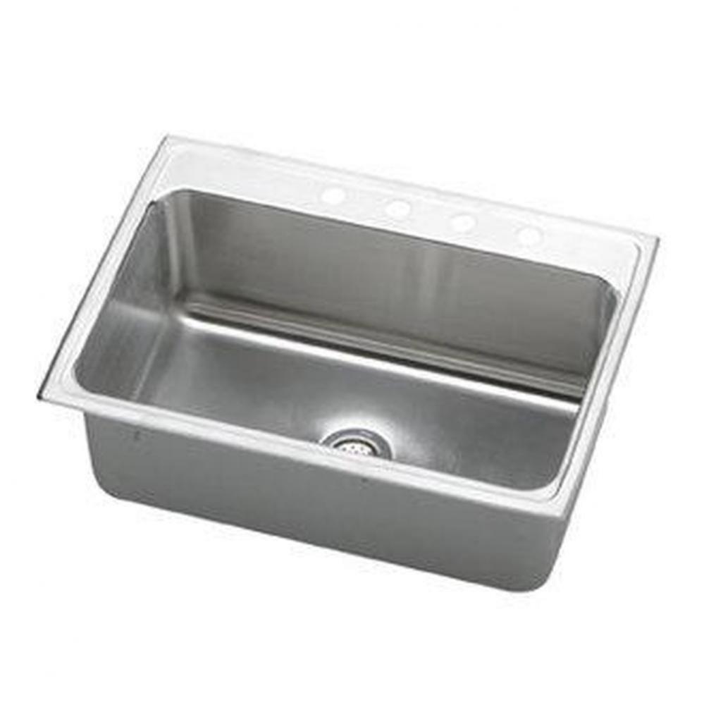 Lustertone Classic Stainless Steel 31'' x 22'' x 10-1/8'', Single Bo