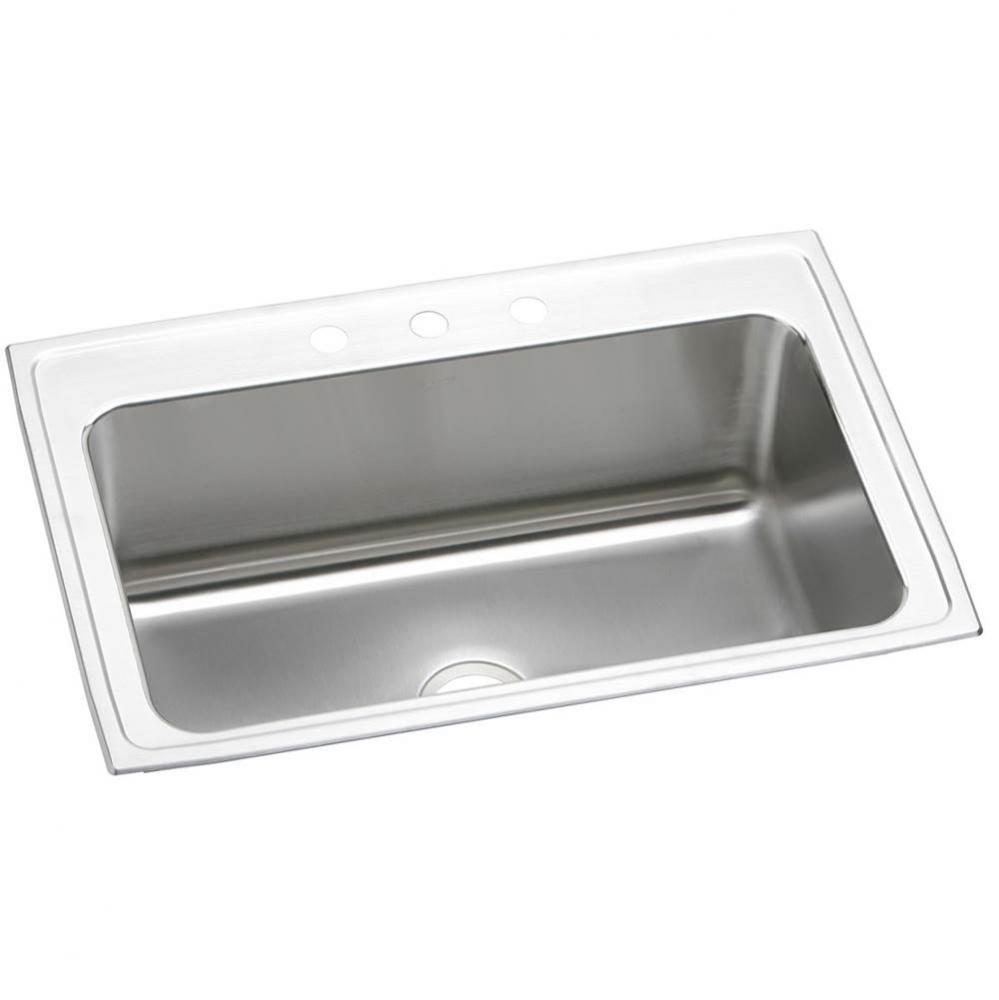 Lustertone Classic Stainless Steel 33'' x 22'' x 11-5/8'', Single Bo