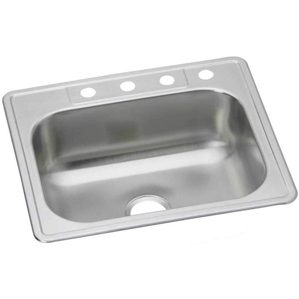 Dayton Stainless Steel 33'' x 22'' x 8-1/16'', Equal Single Bowl Dro