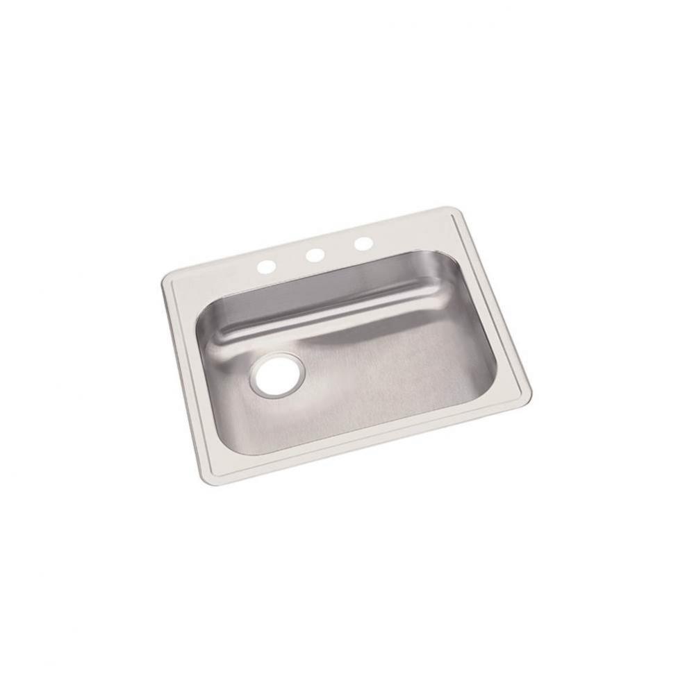 Dayton Stainless Steel 25'' x 22'' x 5-3/8'', Single Bowl Drop-in Si