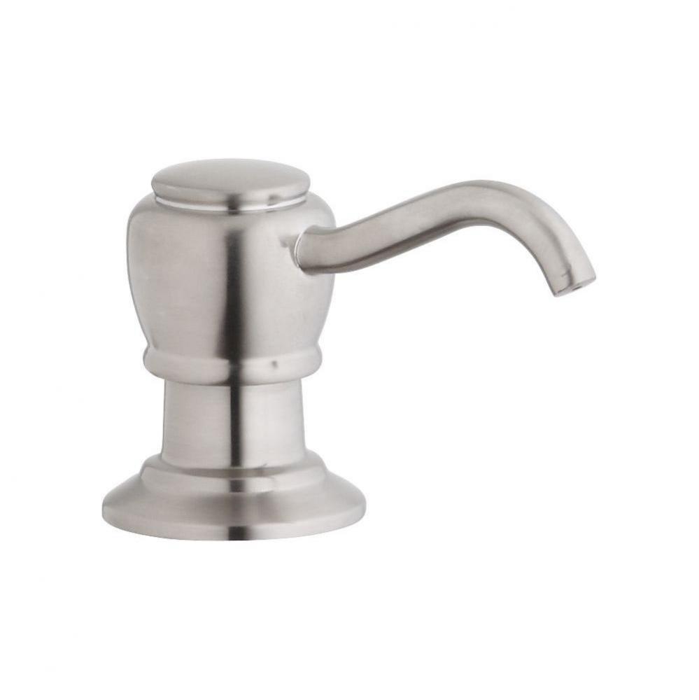 2'' x 4-1/2'' x 1-3/4'' Soap / Lotion Dispenser, Lustrous Steel (LS)