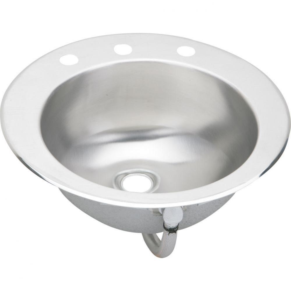 Asana Stainless Steel 19-5/8'' x 16-11/16'' x 6'', Single Bowl Drop-