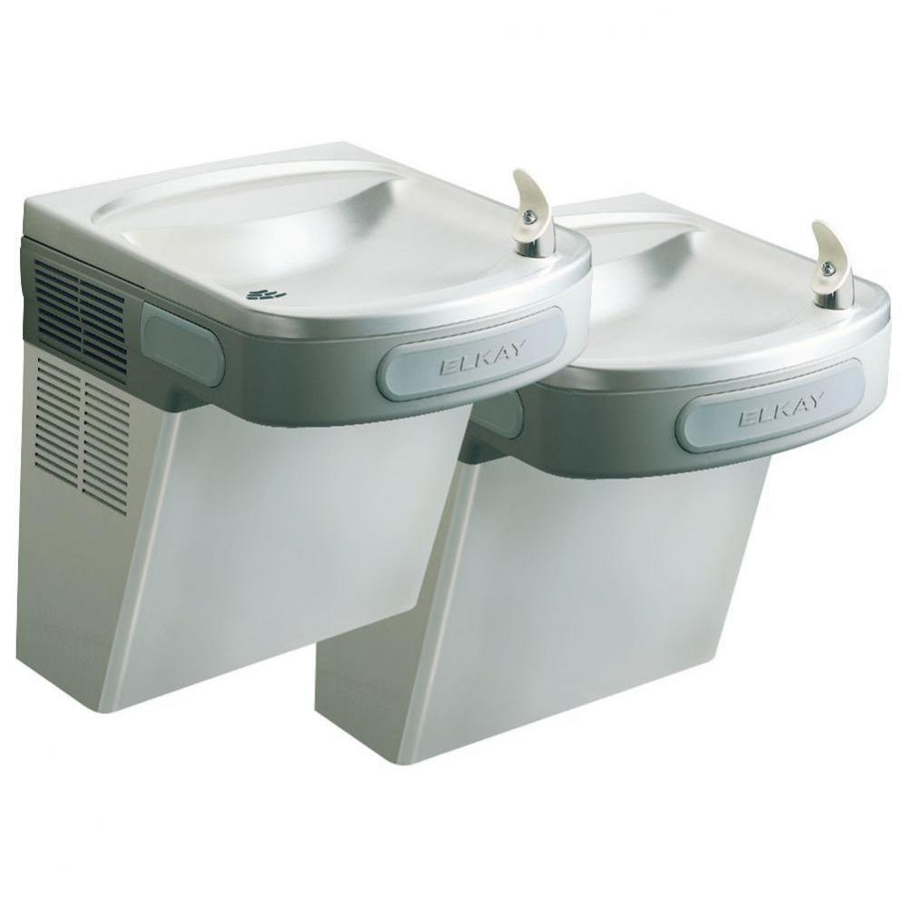 Versatile Cooler Wall Mount Bi-Level ADA w/VandalResist, Bubbler Filtered Refrigerated Stainless