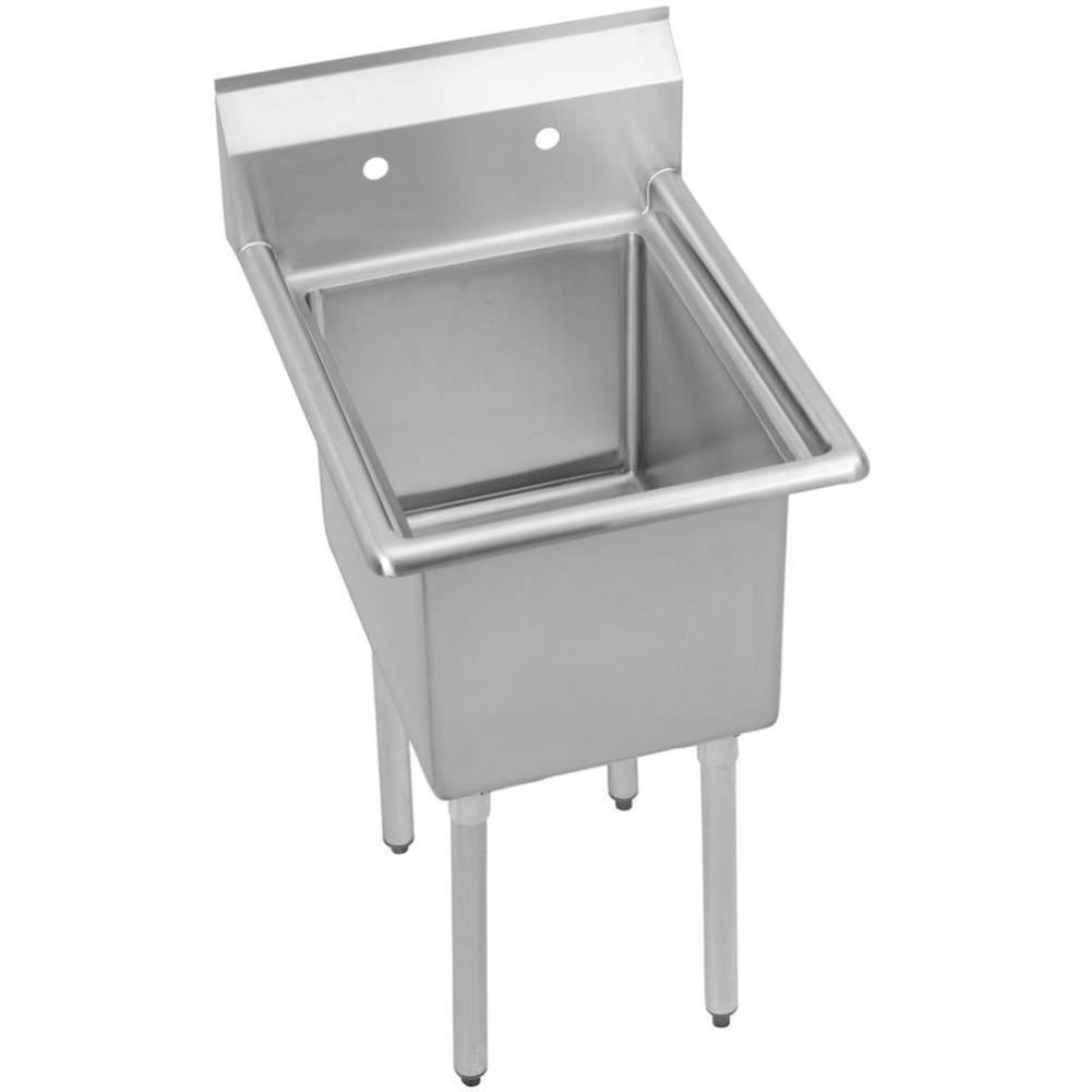 Dependabilt Stainless Steel 23'' x 23-13/16'' x 43-3/4'' 18 Gauge On