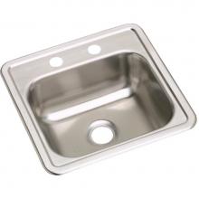 Elkay DW50115151 - Dayton Stainless Steel 15'' x 15'' x 5-3/16'', 1-Hole Single Bowl Dr