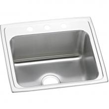 Elkay DLR2219102 - Lustertone Classic Stainless Steel 22'' x 19-1/2'' x 10-1/8'', Singl