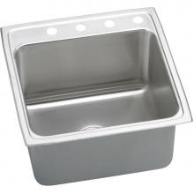 Elkay DLRQ2222102 - Lustertone Classic Stainless Steel 22'' x 22'' x 10-1/8'', Single Bo