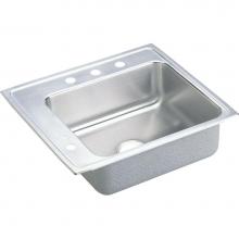 Elkay DRKADQ252260L0 - Lustertone Classic Stainless Steel 25'' x 22'' x 6'', Single Bowl Dr