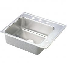 Elkay DRKADQ252250R0 - Lustertone Classic Stainless Steel 25'' x 22'' x 5'', Single Bowl Dr