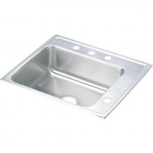 Elkay DRKR2220R2 - Lustertone Classic Stainless Steel 22'' x 19-1/2'' x 7-1/2'', Single