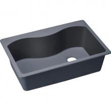 Elkay ELGS3322RGY0 - Quartz Classic 33'' x 22'' x 9-1/2'', Single Bowl Drop-in Sink, Dusk