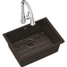 Elkay ELGU2522MC0FC - Quartz Classic 24-5/8'' x 18-1/2'' x 9-1/2'', Single Bowl Undermount