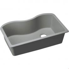 Elkay ELGUS3322RGS0 - Quartz Classic 33'' x 20'' x 9-1/2'', Single Bowl Undermount Sink, G