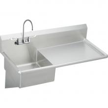 Elkay ESS4924RW6C - Stainless Steel 49-1/2'' x 24'' x 10, Wall Hung Service Sink Kit