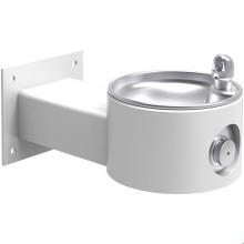 Elkay LK4405WHT - Outdoor Fountain Wall Mount, Non-Filtered Non-Refrigerated, White