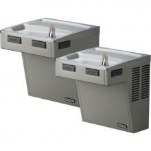 Elkay LMABFTLVR8SC - Wall Mount Bi-Level ADA Cooler, Filtered Refrigerated Stainless