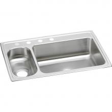 Elkay LMR33225 - Lustertone Classic Stainless Steel 33'' x 22'' x 7-7/8'', 5-Hole 30/