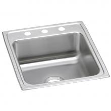 Elkay LRAD2022650 - Lustertone Classic Stainless Steel 19-1/2'' x 22'' x 6-1/2'', 0-Hole