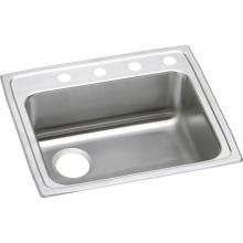 Elkay LRAD221960L5 - Lustertone Classic Stainless Steel 22'' x 19-1/2'' x 6'', Single Bow