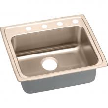 Elkay LRAD2521600-CU - Antimicrobial Copper 25 x 21.2 x 6 Single Bowl Drop-in ADA Sink