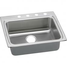 Elkay LRADQ2522502 - Lustertone Classic Stainless Steel 25'' x 22'' x 5'', Single Bowl Dr