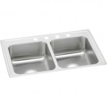 Elkay PSR33212 - Celebrity Stainless Steel 33'' x 21-1/4'' x 7-1/2'', Equal Double Bo