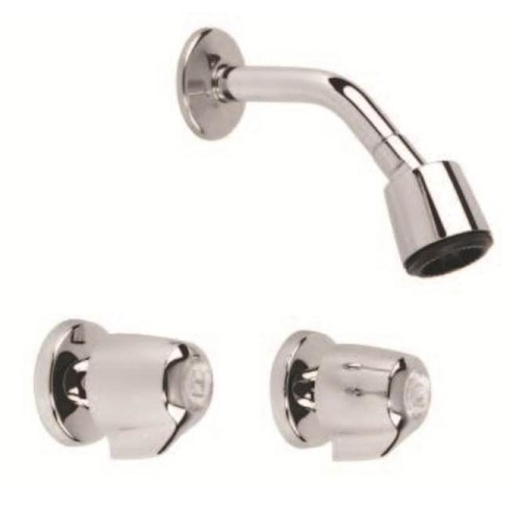 Gerber Classics Two Handle Sliding Sleeve Threaded Escutcheon Shower Only Fitting with IPS/Sweat C